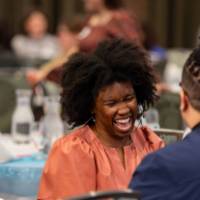 person laughing